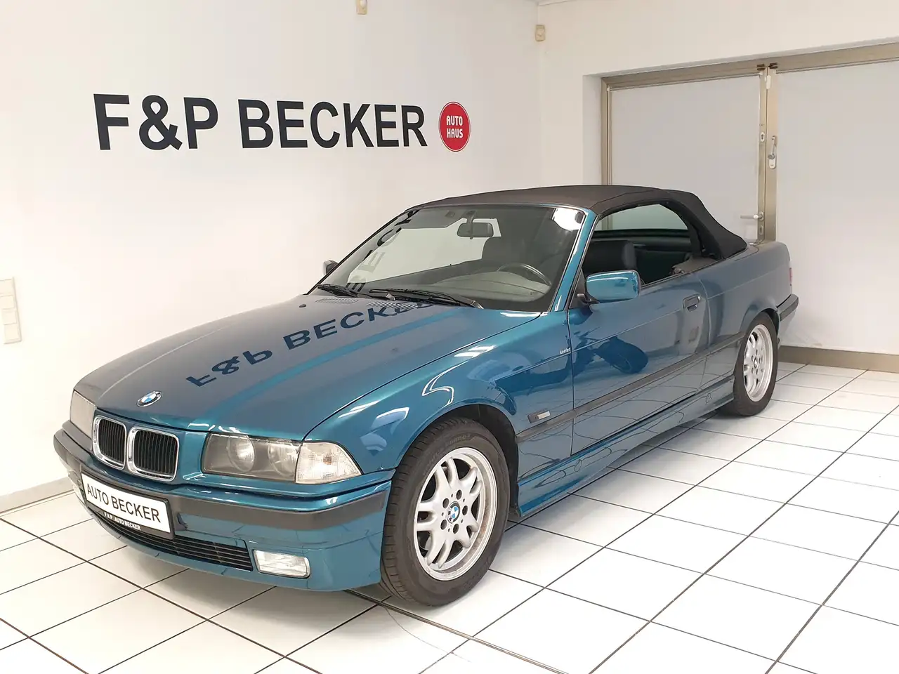 BMW 320i Cabrio 1.Hand Scheckheft Teilleder, foto 2
