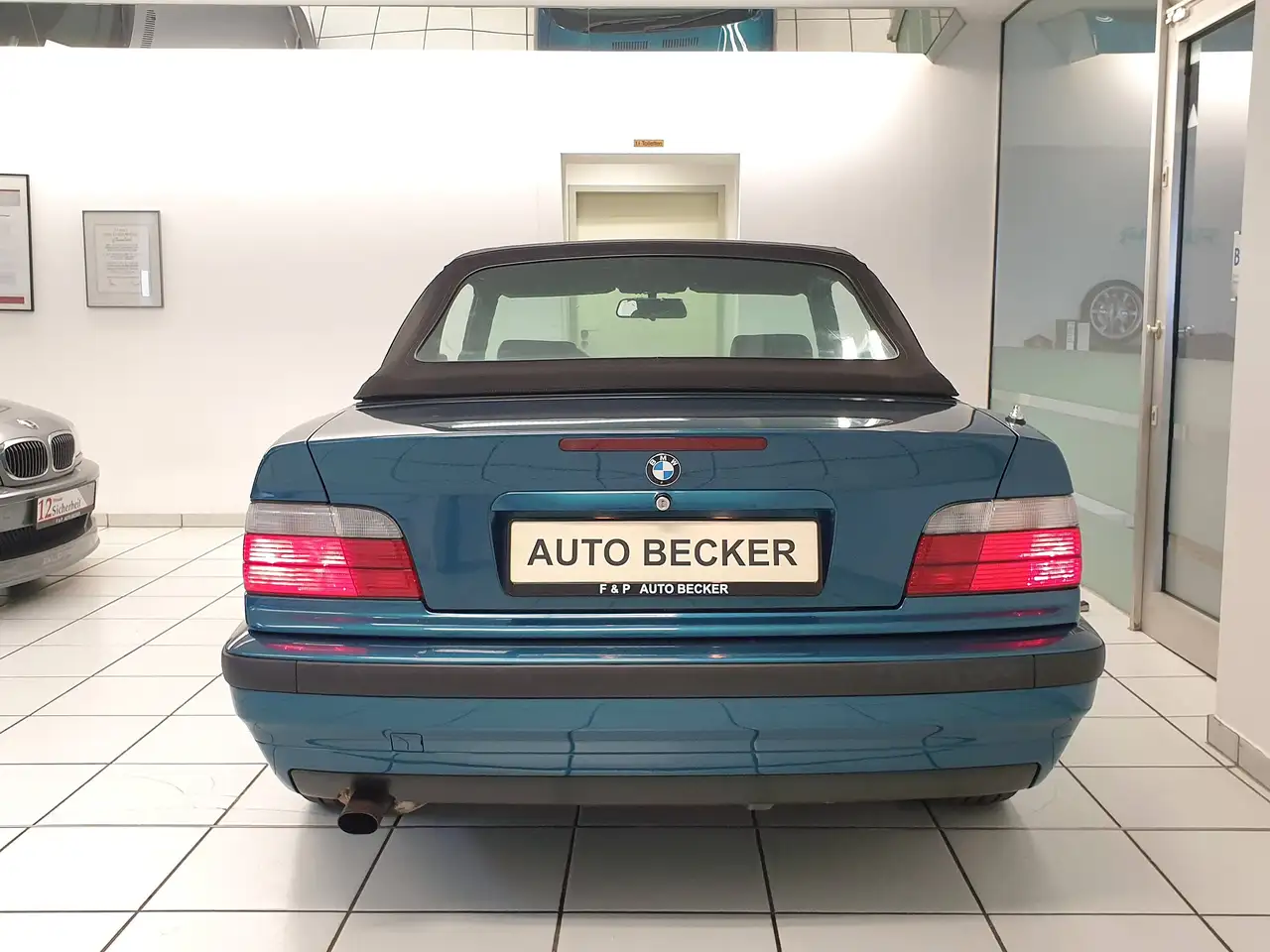BMW 320i Cabrio 1.Hand Scheckheft Teilleder, foto 6