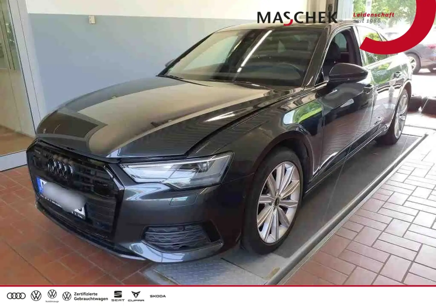 Audi A6 Limousine 55 TFSI quat Navi RearView ACC Memory Grau - 1