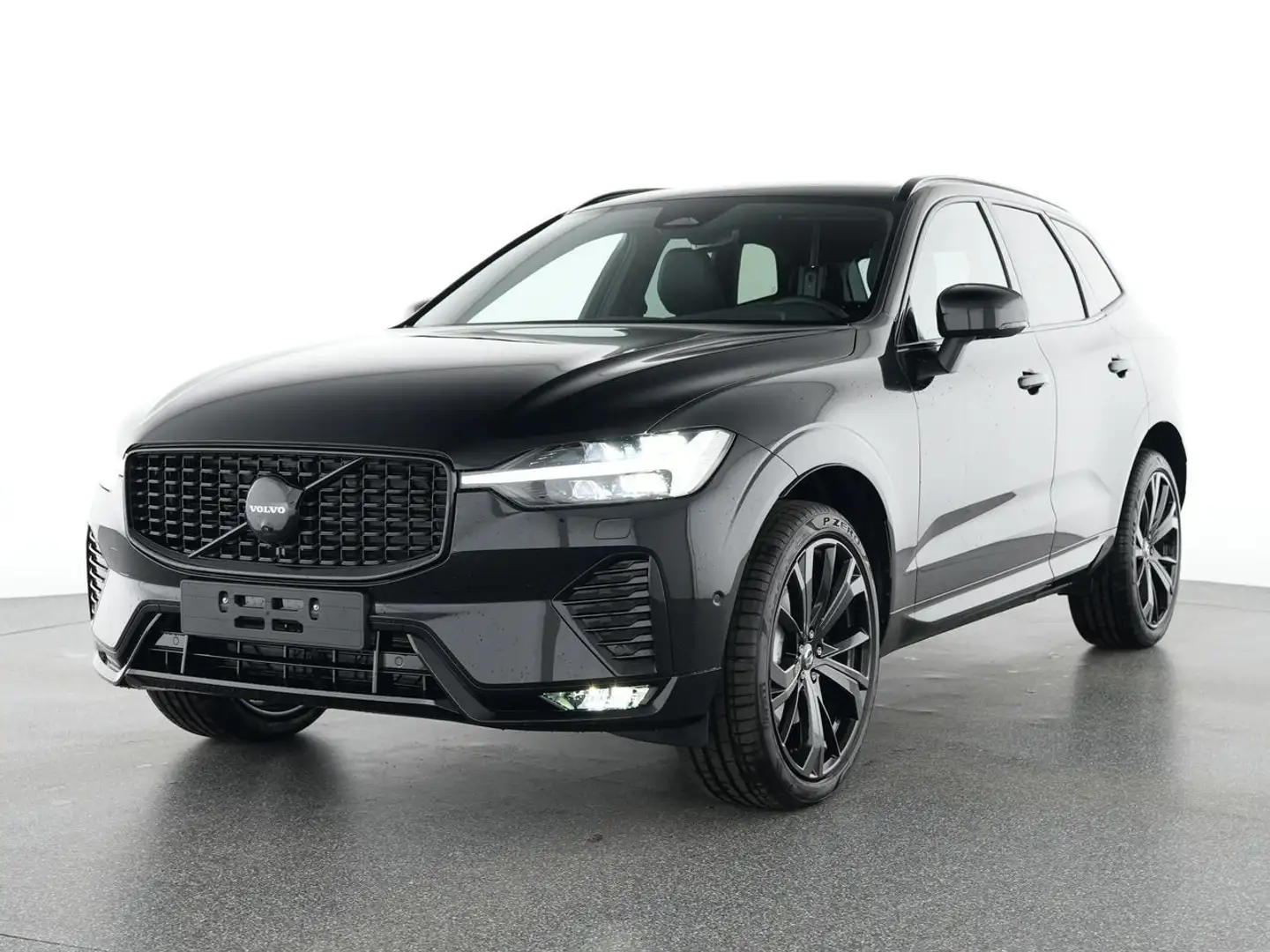 Volvo XC60 B5 Plus Black Edition AWD !!PANO+360°+H/K!! Zwart - 1