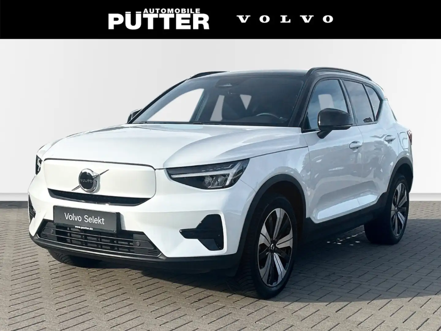 Volvo XC40 Recharge Single Motor Plus 19'' Allwetter ACC Lenk Weiß - 1