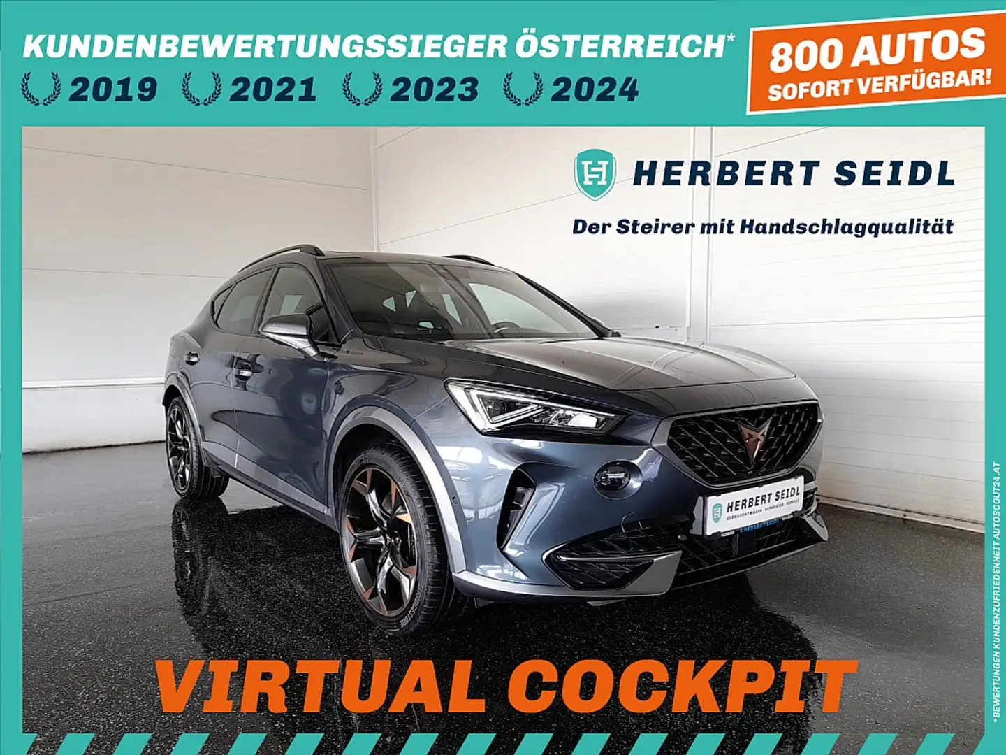 CUPRA Formentor VZ e-Hybrid 150/245 DSG *SKY / 19 ZOLL KUPFER /... Grau - 1