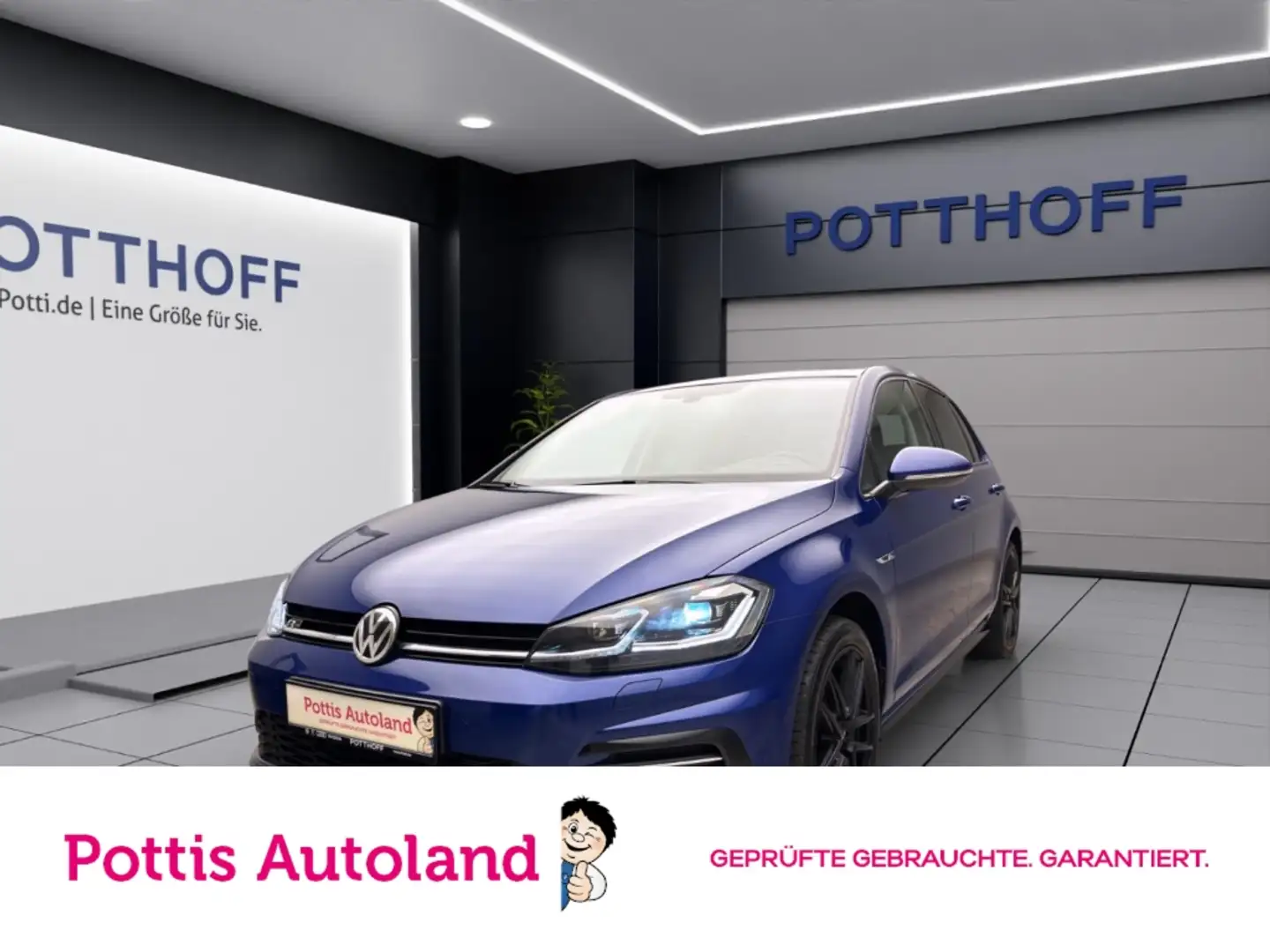 Volkswagen Golf 1.5 TSI HIGHLINE R-LINE PANO NAVI LED PDC Blau - 1