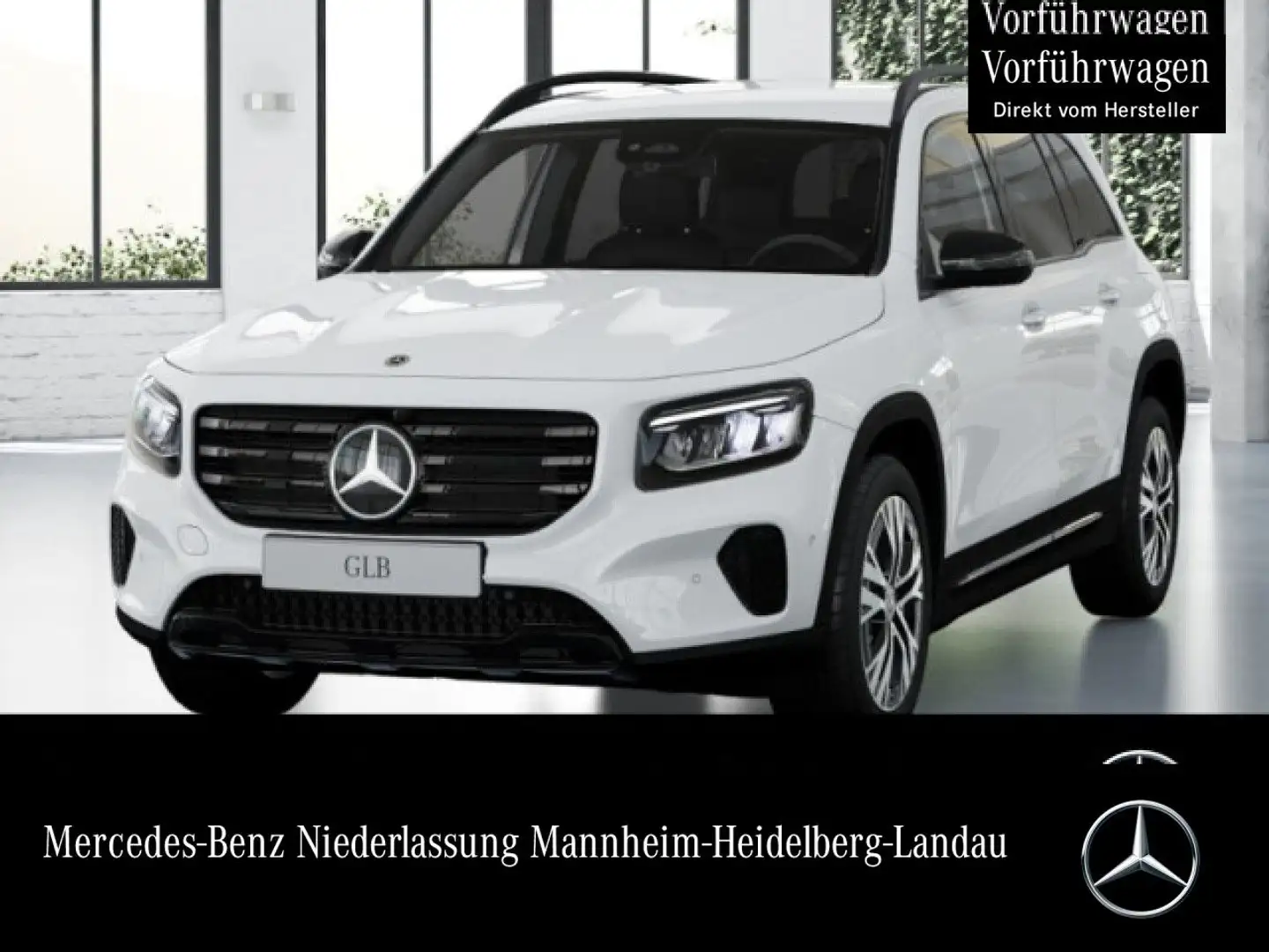 Mercedes-Benz GLB 200 PROGRESSIVE+NIGHT+360°+AHK+LED+TOTW+7G Blanc - 1