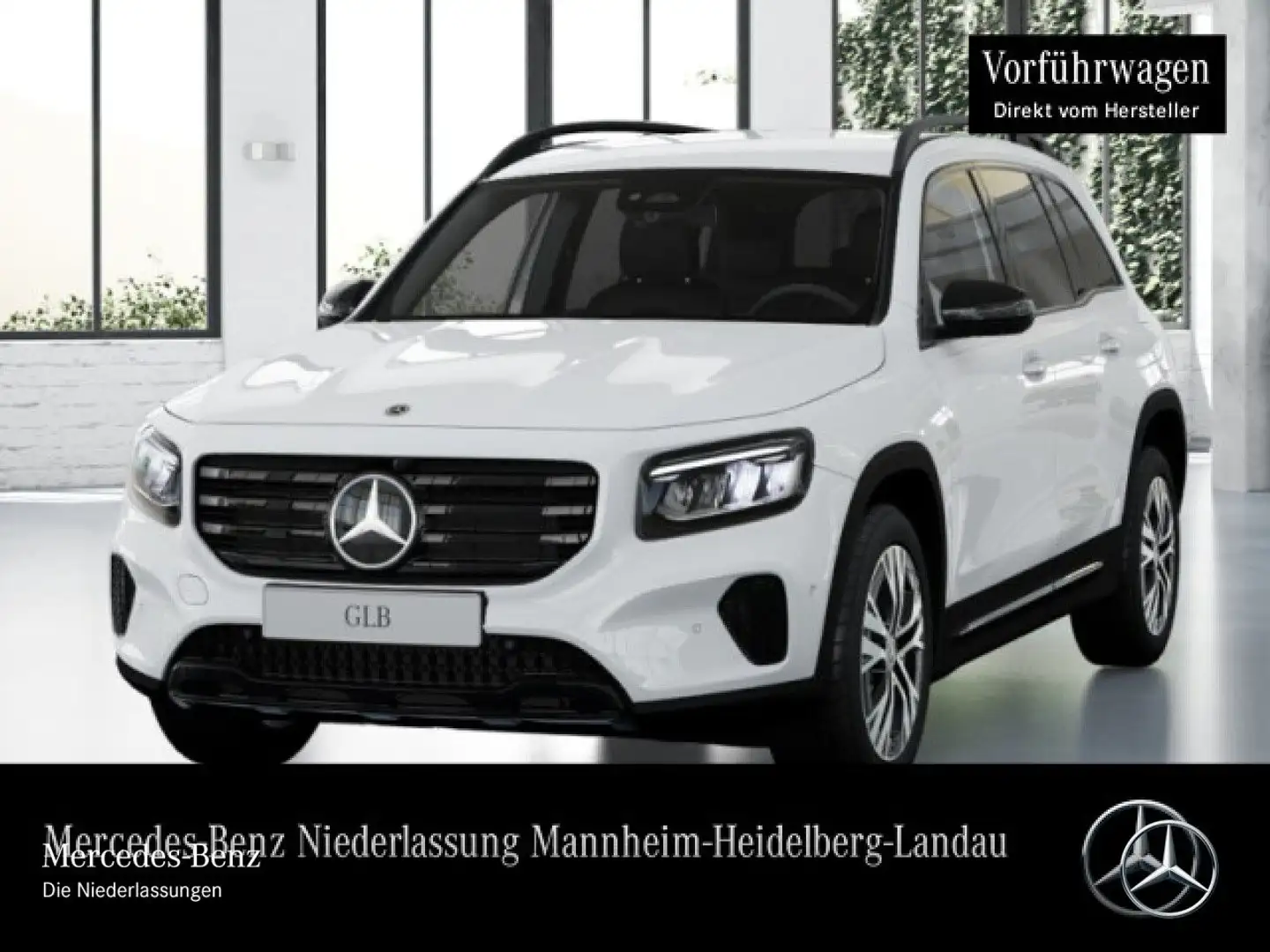 Mercedes-Benz GLB 200 PROGRESSIVE+NIGHT+360°+AHK+LED+TOTW+7G Blanc - 2