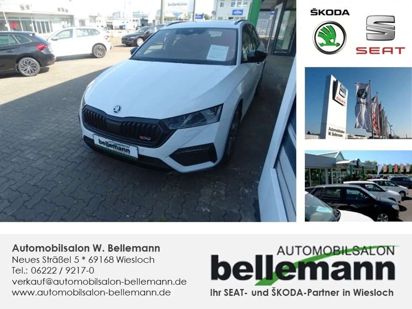 Skoda Octavia Combi RS First Edition iV Wit - 1