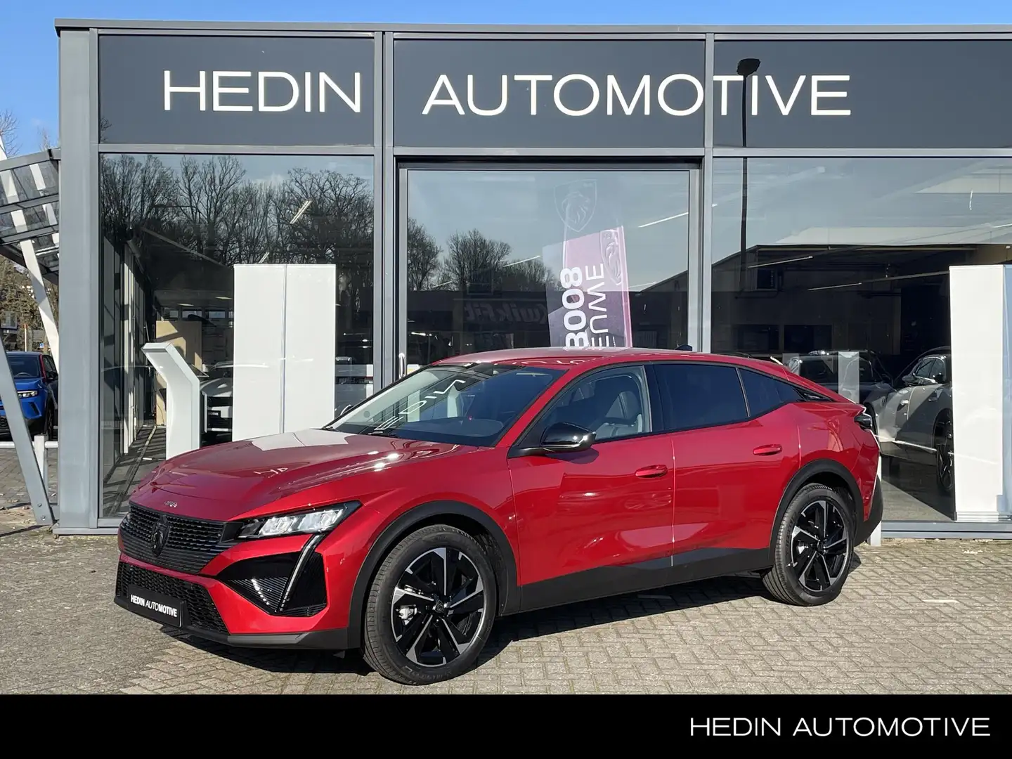 Peugeot 408 1.2 Hybrid 136 e-DCS6 Allure | NIEUW BINNEN | AUTO Rood - 1