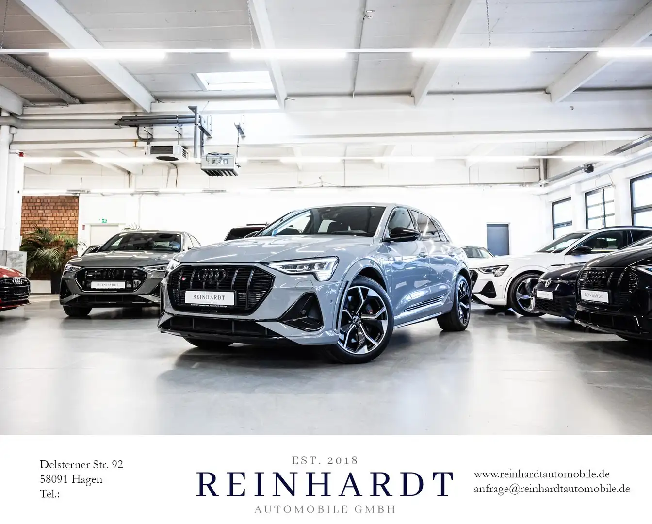 Audi e-tron S BLACK/21Z./MATRIX/ACC/HuD/PANO/S-SITZE Gris - 1