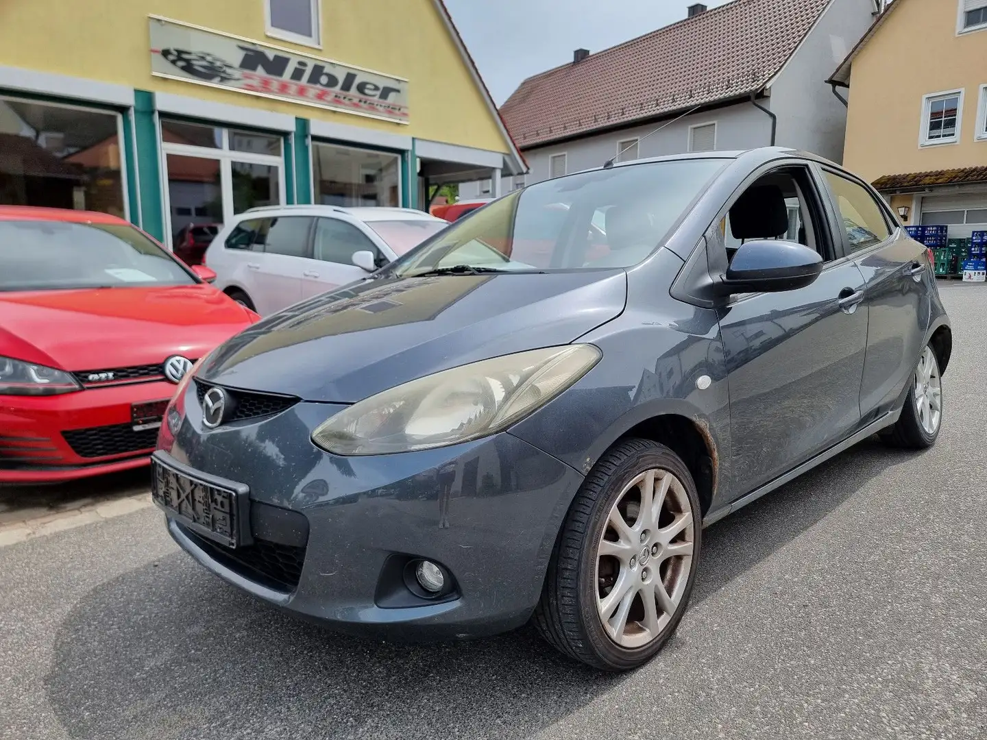 Mazda 2 Mazda 2 1.4TD 8-FACH+KLIMA+EURO 4 / ACHSENBRUCH Grau - 1