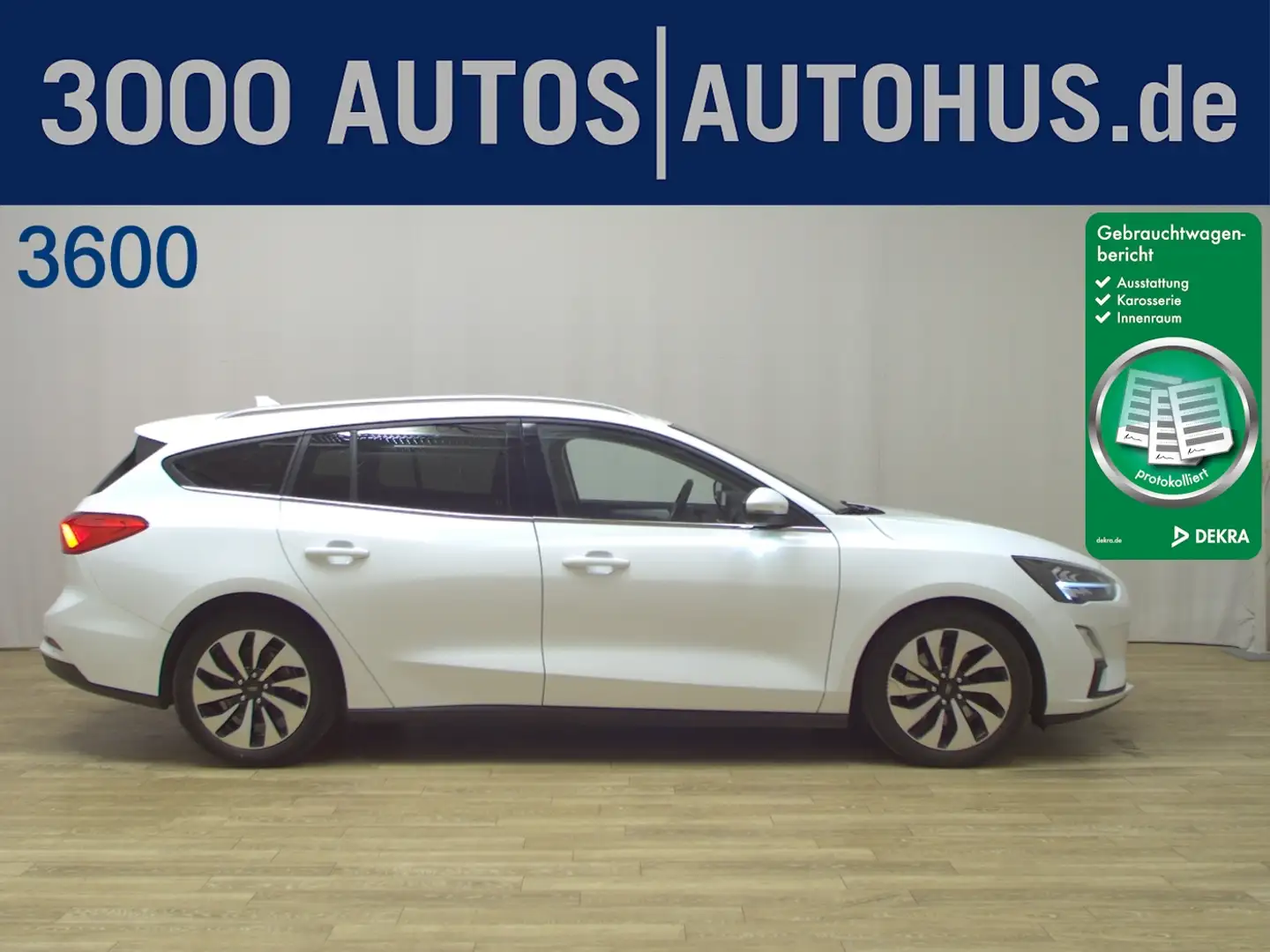 Ford Focus Turnier 2.0 EB Cool&Connect Navi LED AHK Weiß - 1