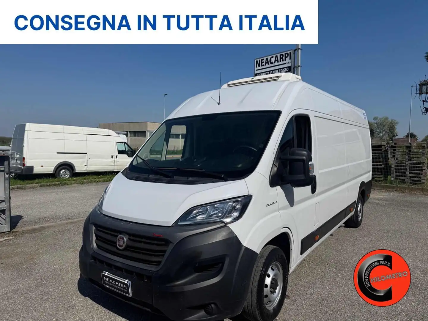 Fiat Ducato 2.3 MJT 160CV FRIGO L4H2 FRCX-20 ATP  STRADA RETE- Blanc - 1