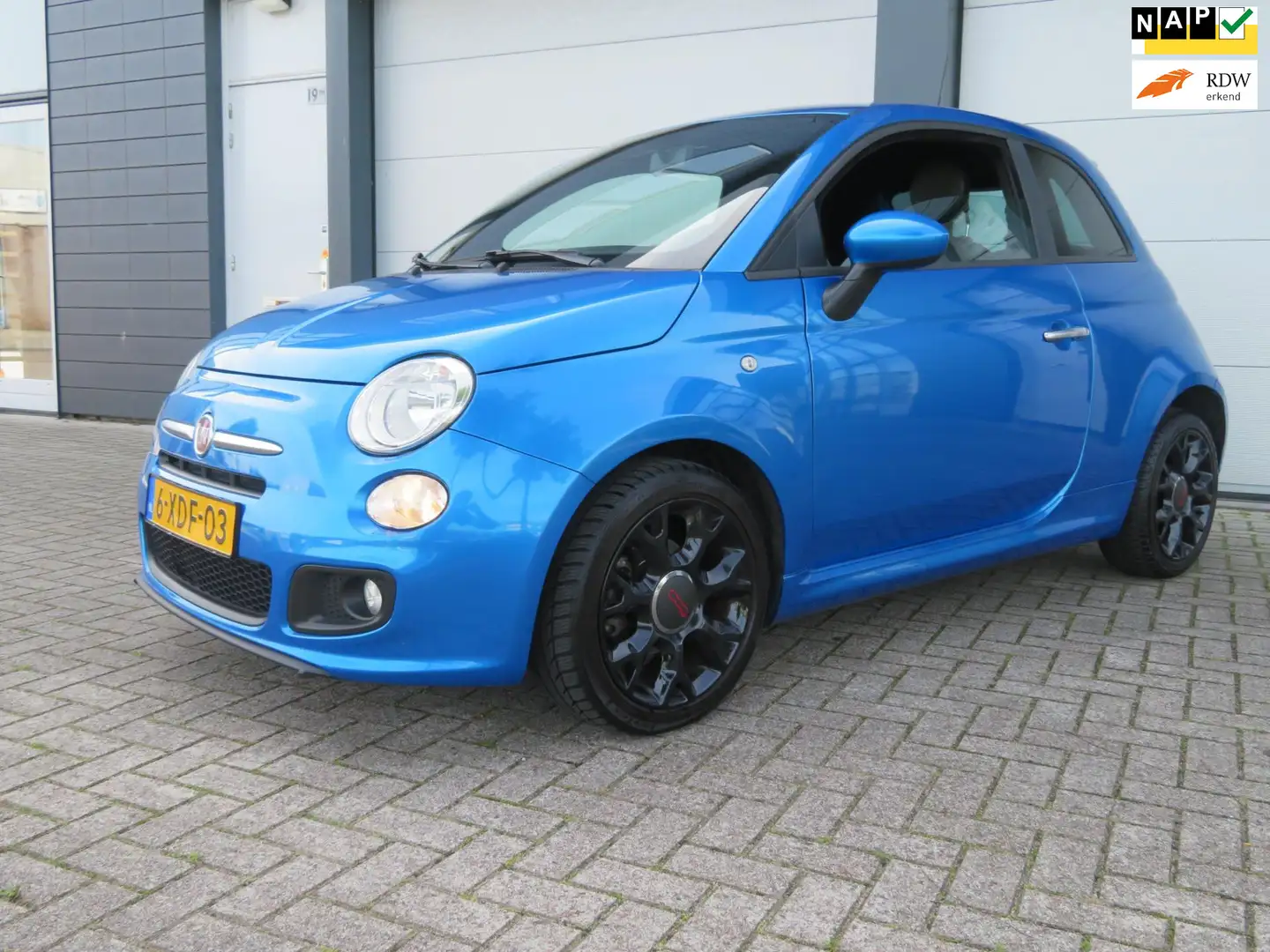 Fiat 500 0.9 TwinAir Turbo 500S 88963 km nap Blauw - 1