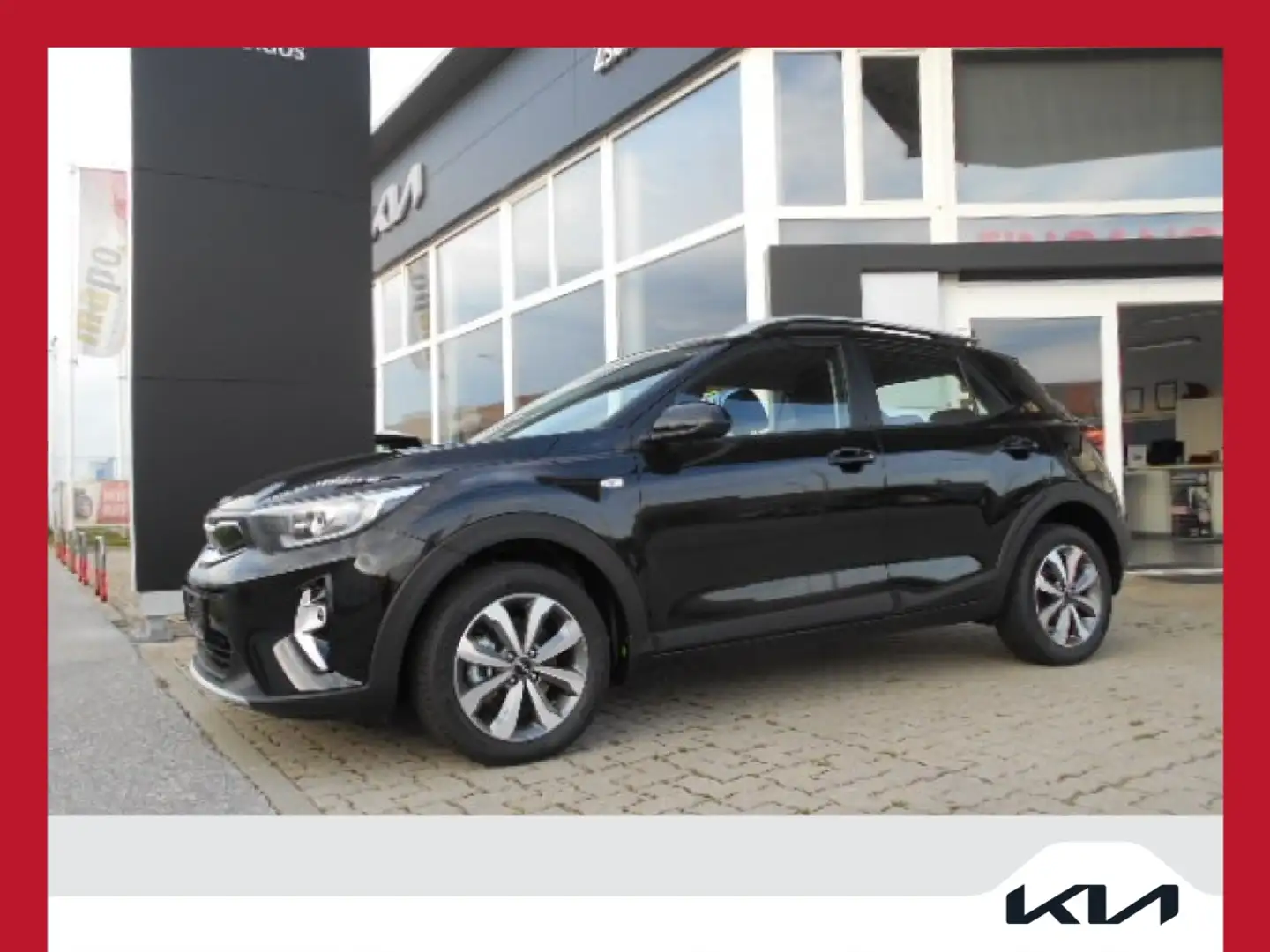 Kia Stonic 1,0 TGDI GPF ISG Silber DCT Aut. Schwarz - 1