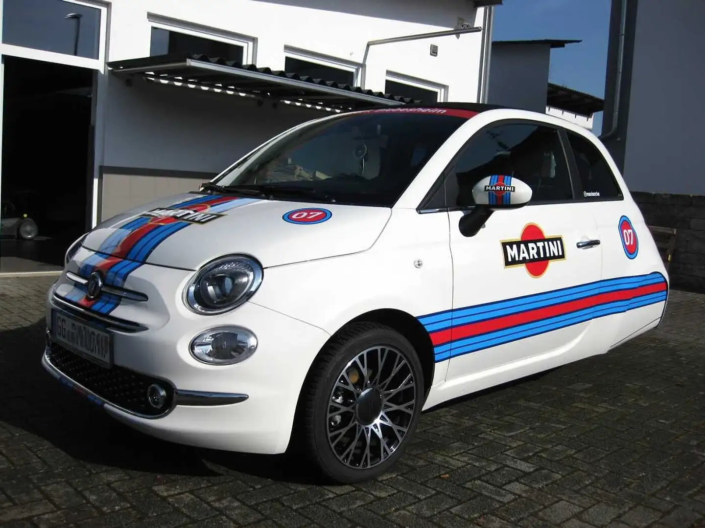 Fiat 500C Ellenator Cabrio Hybrid Dolcevita ab16Fahren Marti Wit - 1