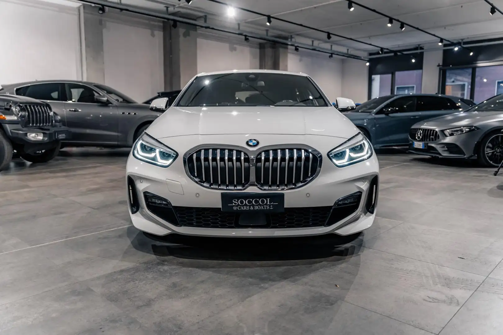 BMW 116 d 5p M SPORT*HEAD UP*VIRTUAL COCK*LED*1 PROPR Bianco - 2