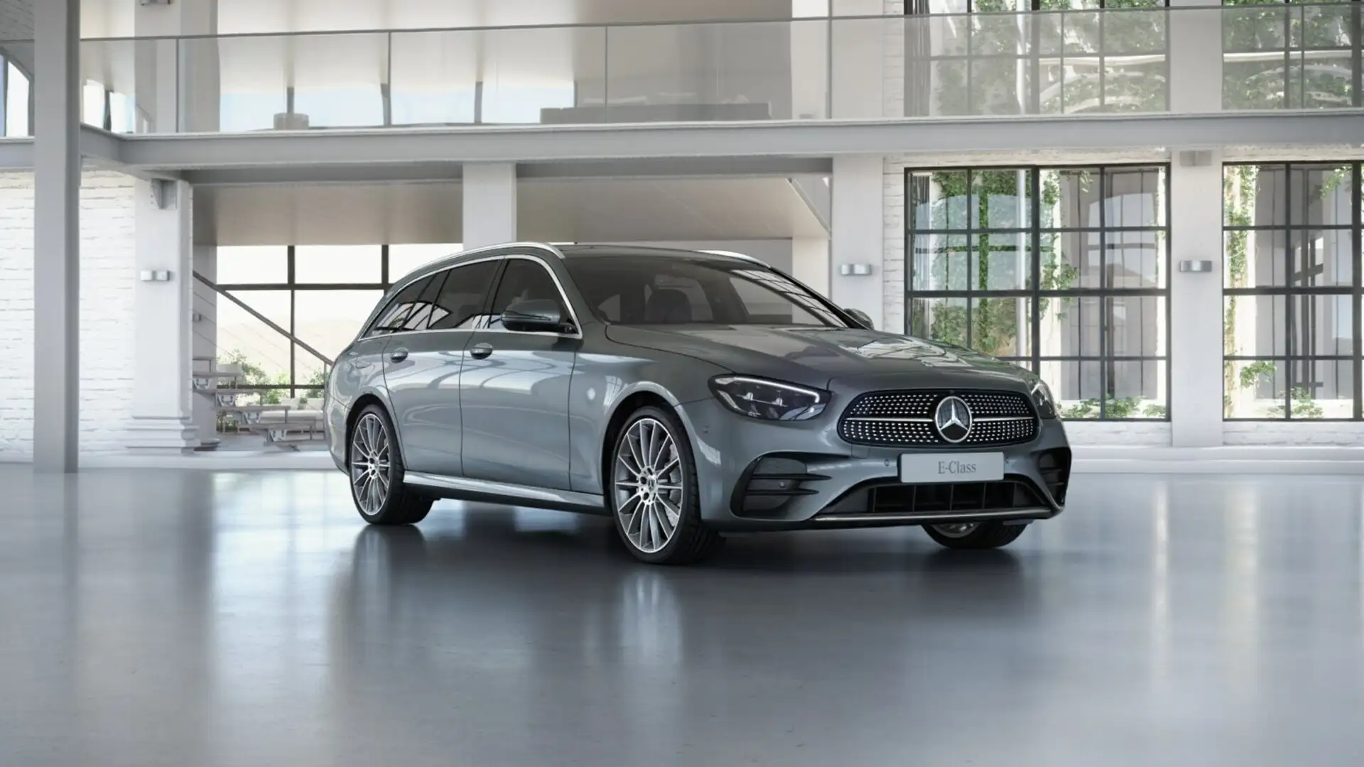 Mercedes-Benz E 220 E 220 d T 4M AMG+AHK+DISTRO+PANO+BURME+360+HUD LED Grau - 2