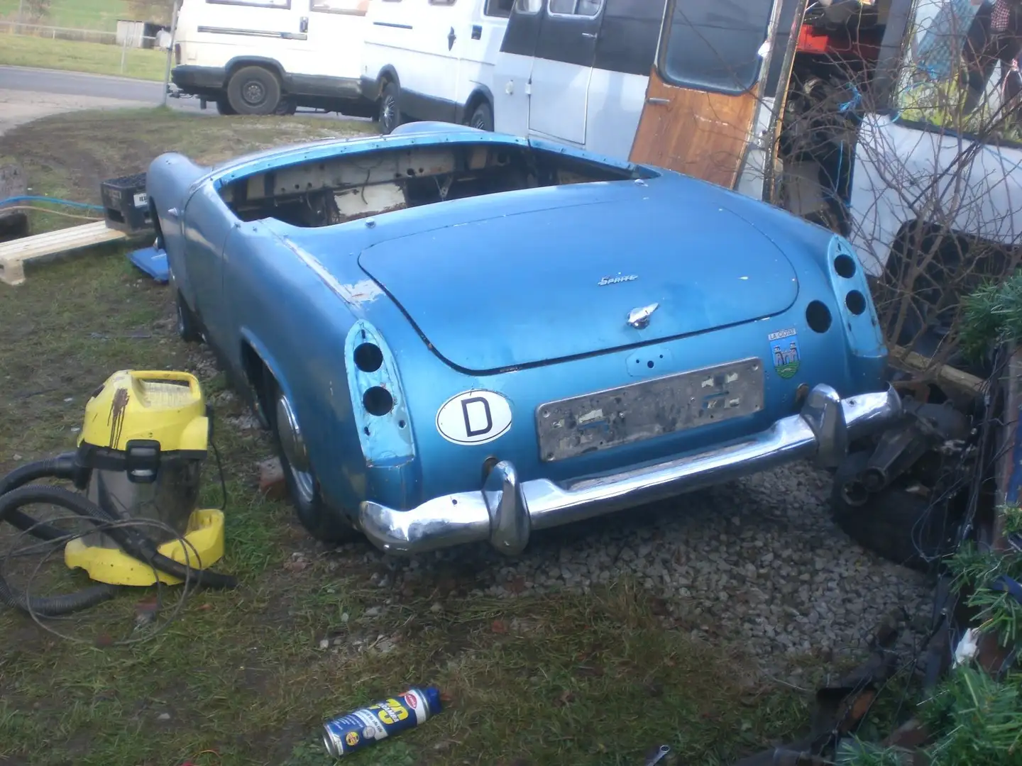 Austin-Healey Sprite Restaurieren / Projekt. Albastru - 2