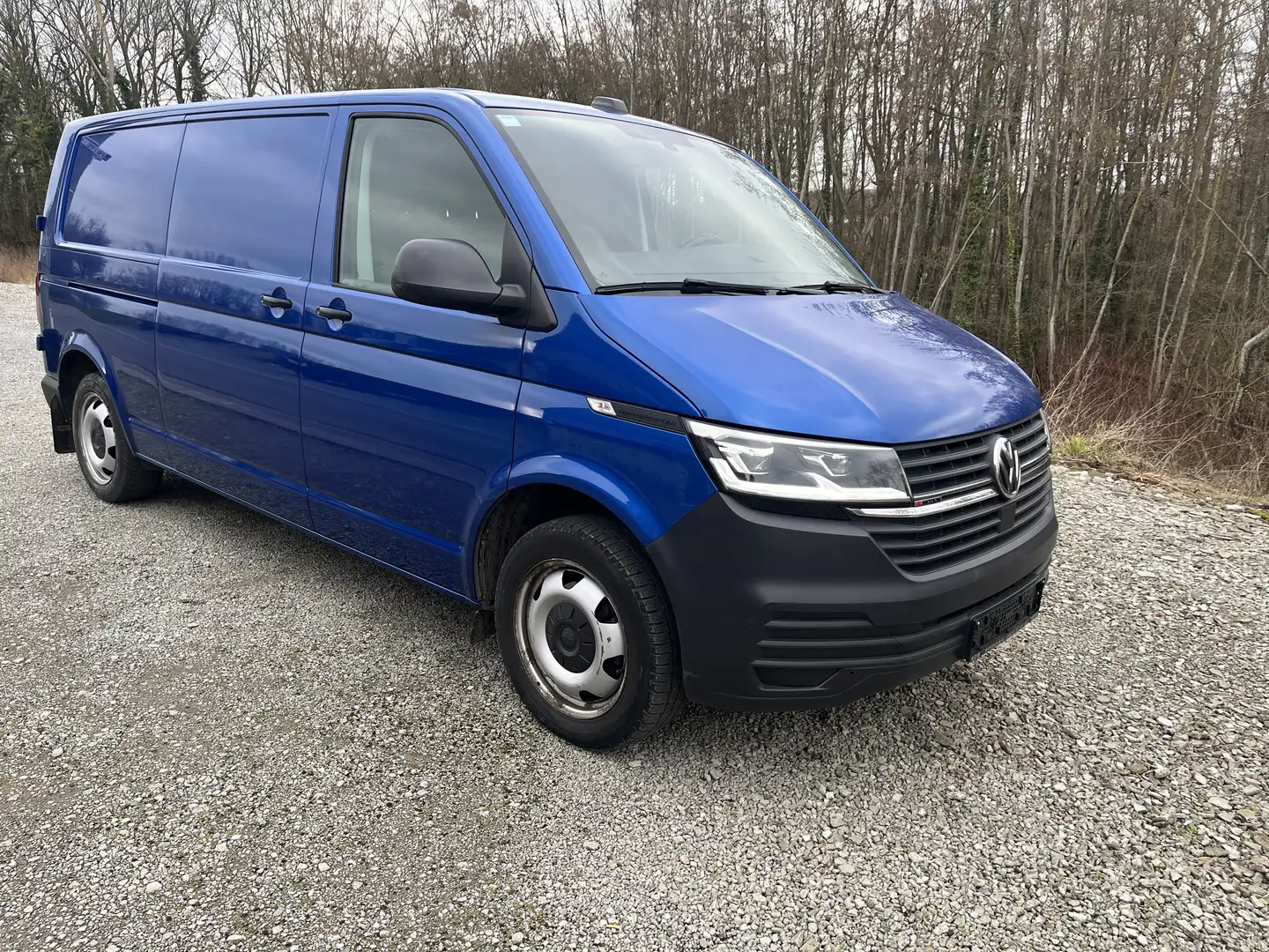 Volkswagen T6.1 Transporter 2.0TDi 4Motion/4X4 DSG 150PK 2021  39.669€ ex btw Bleu - 2