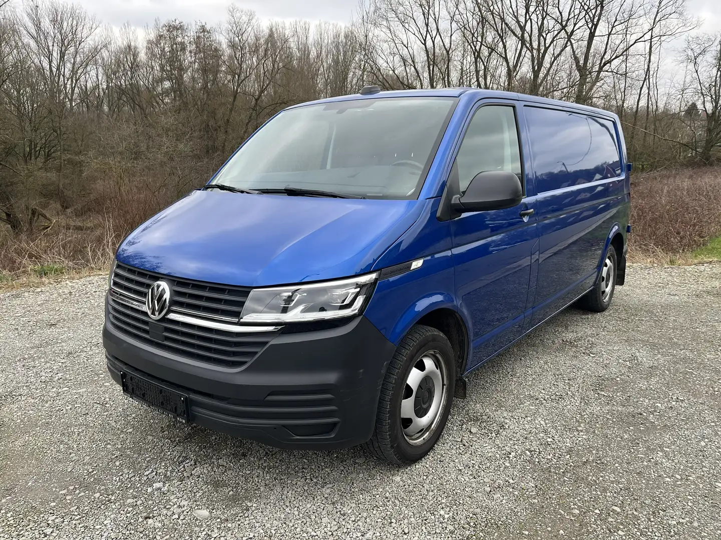 Volkswagen T6.1 Transporter 2.0TDi 4Motion/4X4 DSG 150PK 2021  39.669€ ex btw Bleu - 1