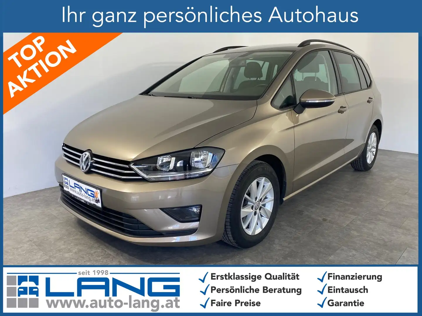 Volkswagen Golf Sportsvan Comfortline 1,2 TSI AHK*RFK 63 kW (86 PS), Scha... Gold - 1