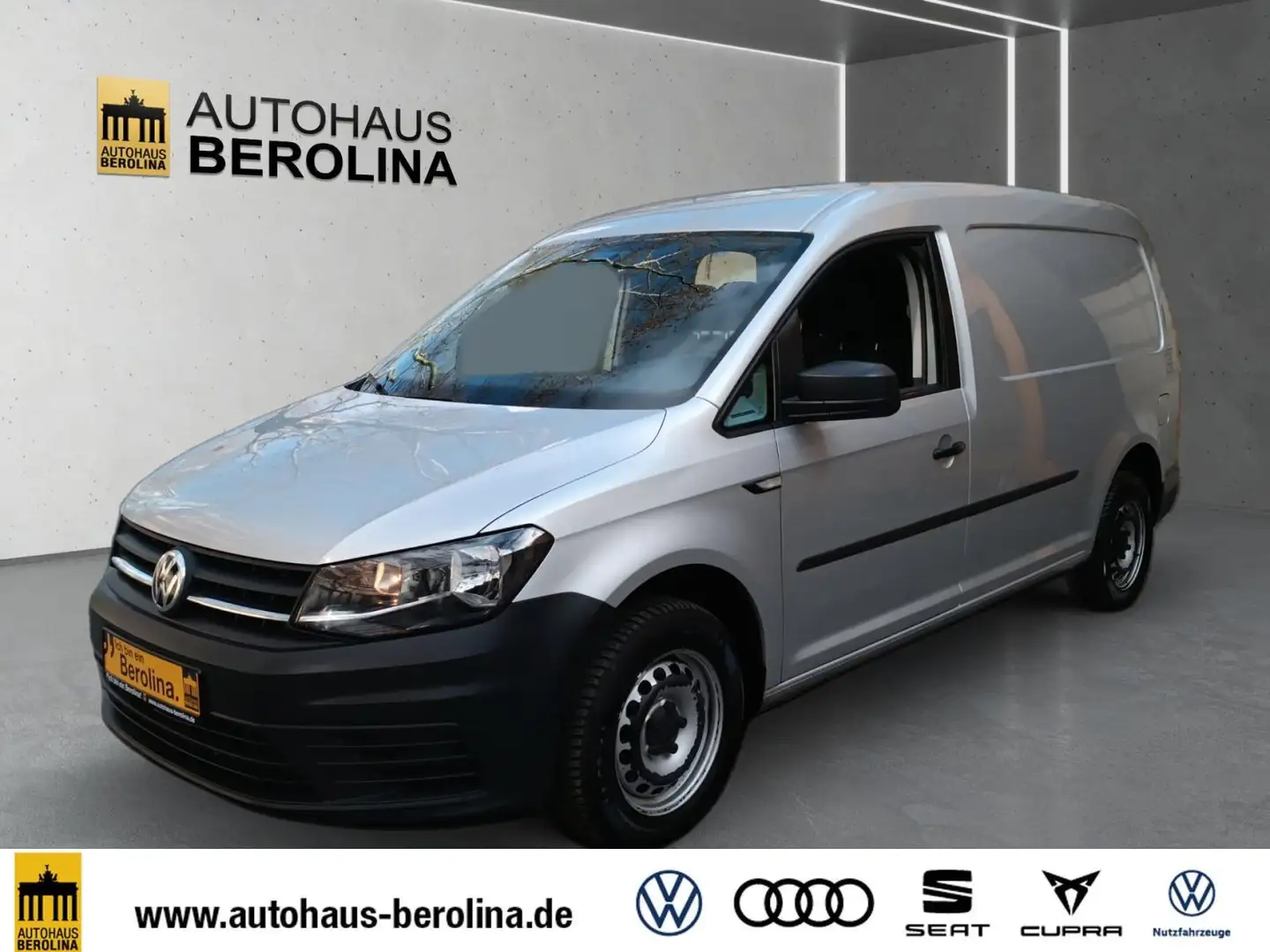 Volkswagen Caddy Maxi Kasten 2.0 TDI LR DSG *AHK*ACC*SHZ* Silber - 2