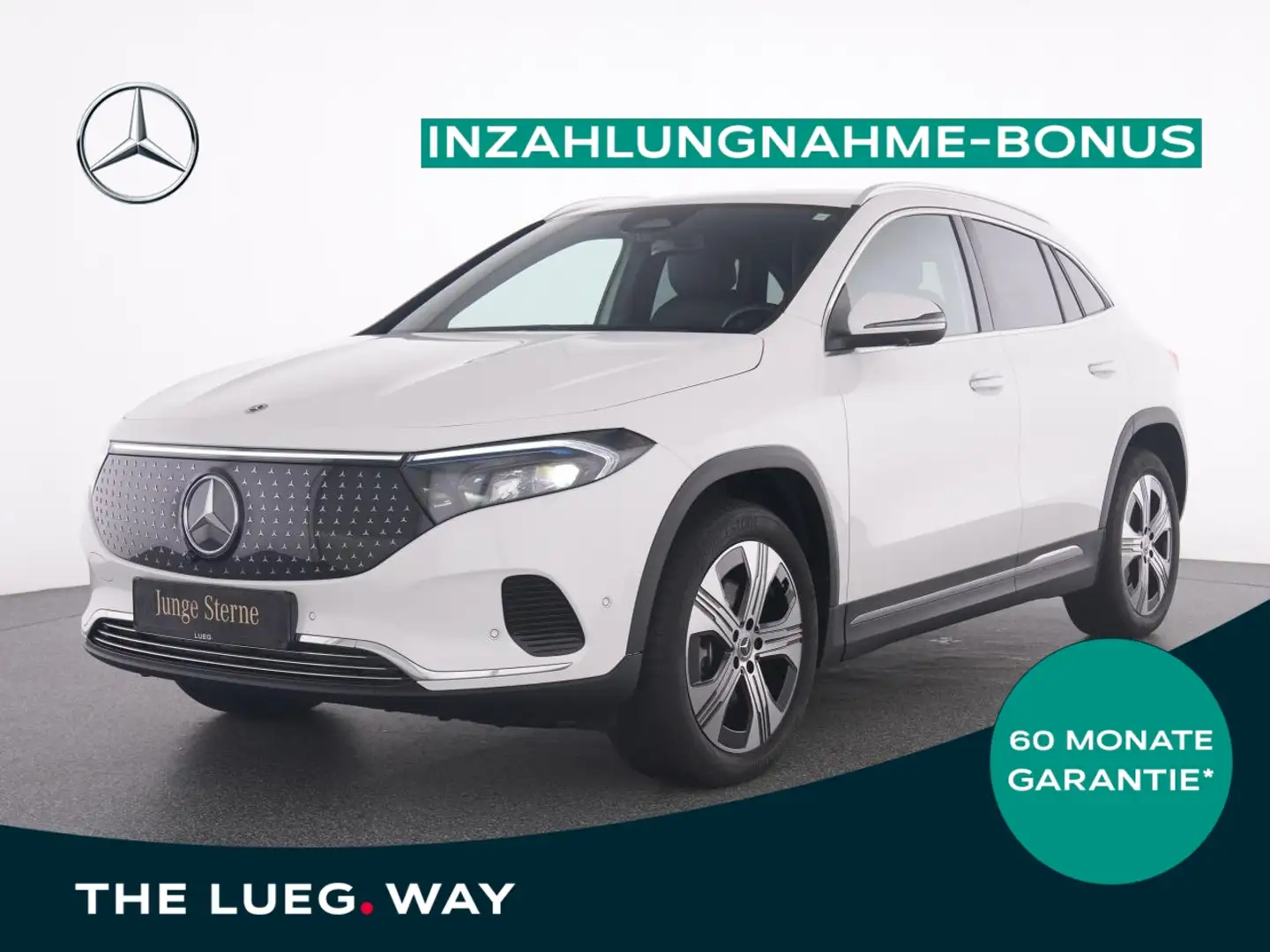 Mercedes-Benz EQA 350 4M ElectricArt+LED+360+KeyGo+EHeck+Totw+ Weiß - 1