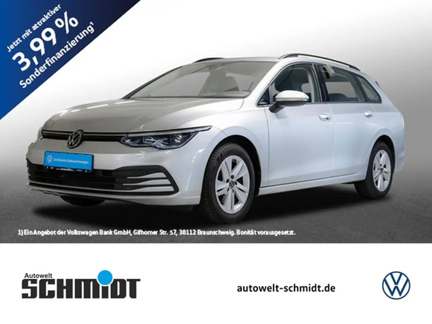 Volkswagen Golf VIII Variant 1.5 eTSi DSG Life NaviMedia LED AC... Silber - 1