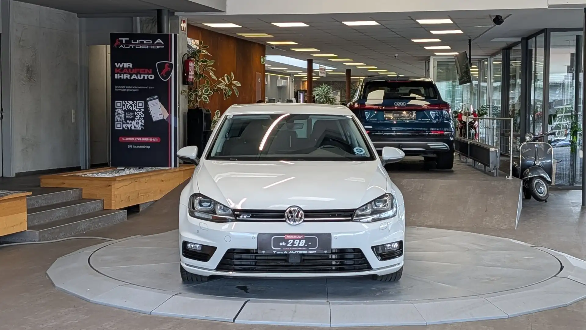 Volkswagen Golf 2.0 TDI R-Line DSG *Navi*Sitzheizung*17Zoll* Weiß - 2