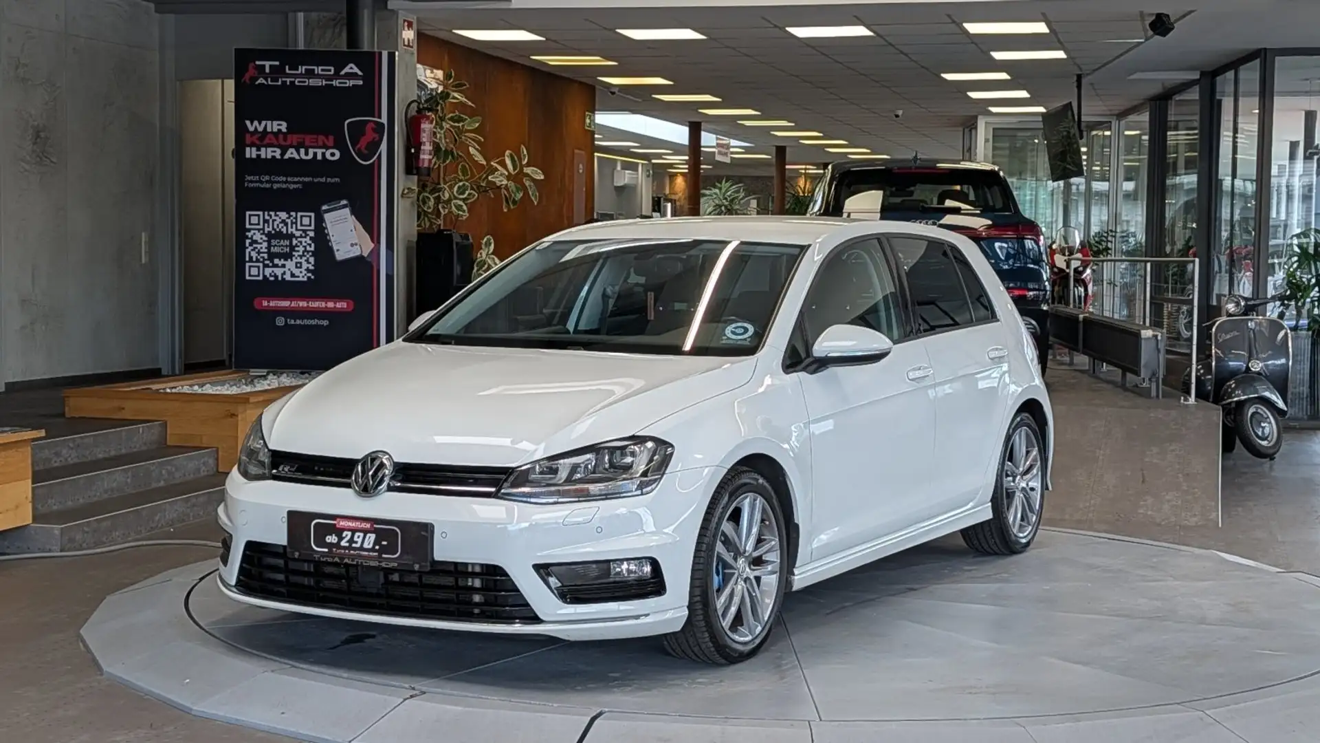Volkswagen Golf 2.0 TDI R-Line DSG *Navi*Sitzheizung*17Zoll* Weiß - 1