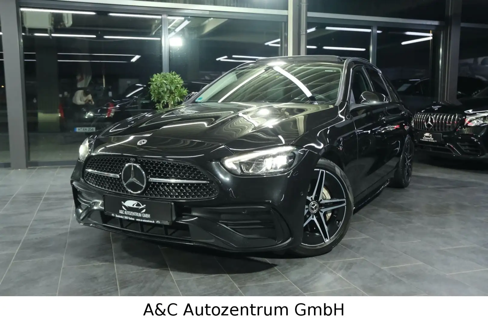 Mercedes-Benz C 220 d T-Modell AMG Line Schwarz - 2