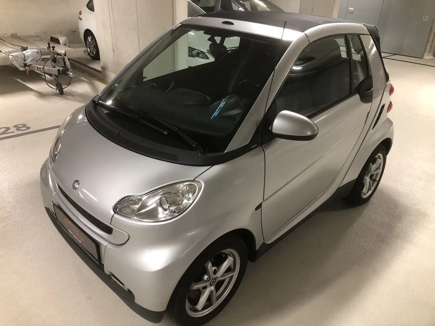 smart forTwo cabrio passion softouch Vollausstattung Silber - 1