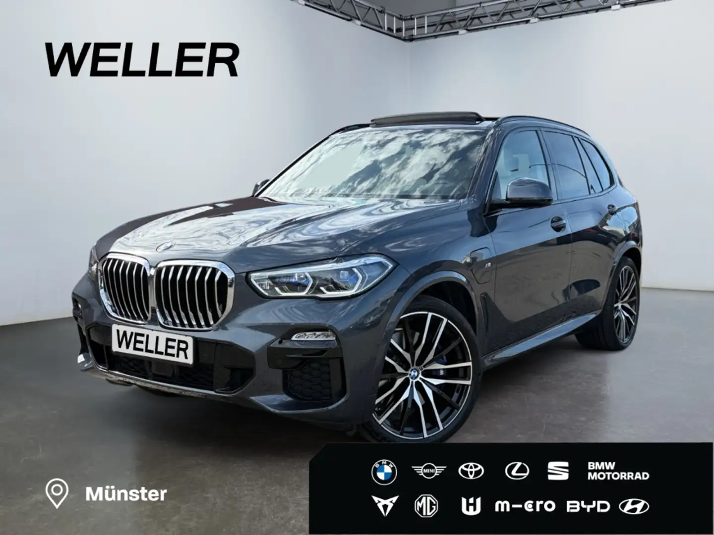 BMW X5 xDrive45e *Laser*22''*HUD*Leder*Luftfeder*Pano* Gris - 1