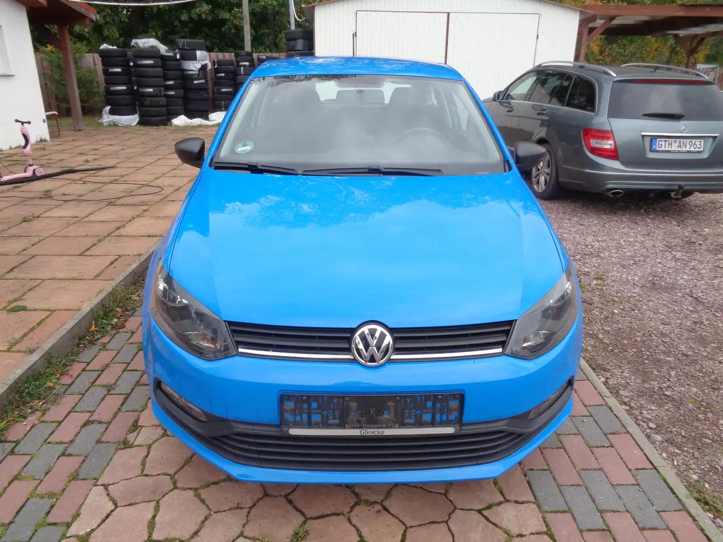 Volkswagen Polo FESTPREIS! -Klimaanlage -Scheckheft -HU/AU 11.2024 Blau - 2