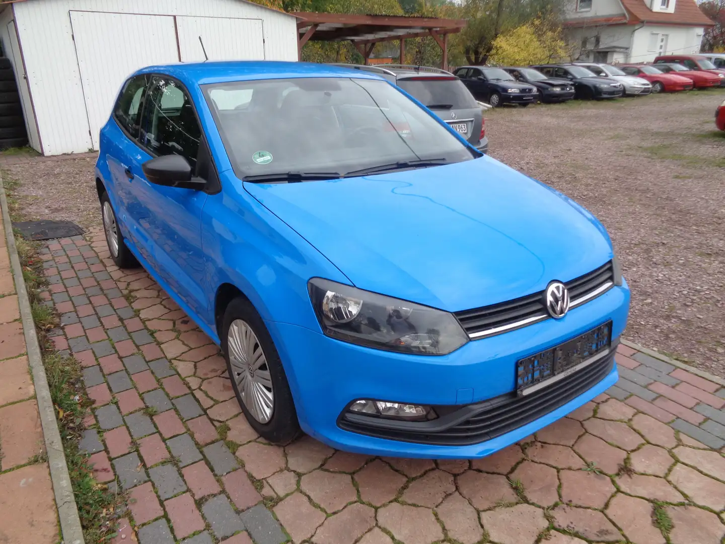 Volkswagen Polo FESTPREIS! -Klimaanlage -Scheckheft -HU/AU 11.2024 Blau - 1
