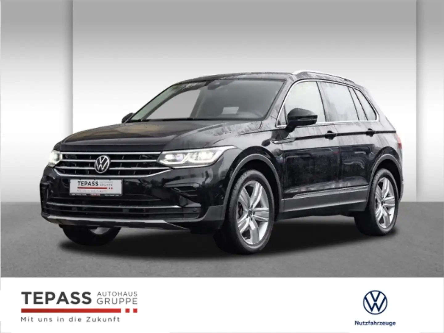 Volkswagen Tiguan 1.5l TSI Elegance NAVI KAMERA AHK HUD Schwarz - 1