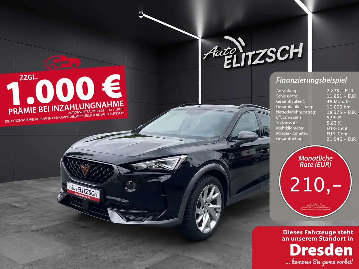 CUPRA Formentor e-Hybrid DSG LED AHK ACC RFK SH 18" Schwarz - 1