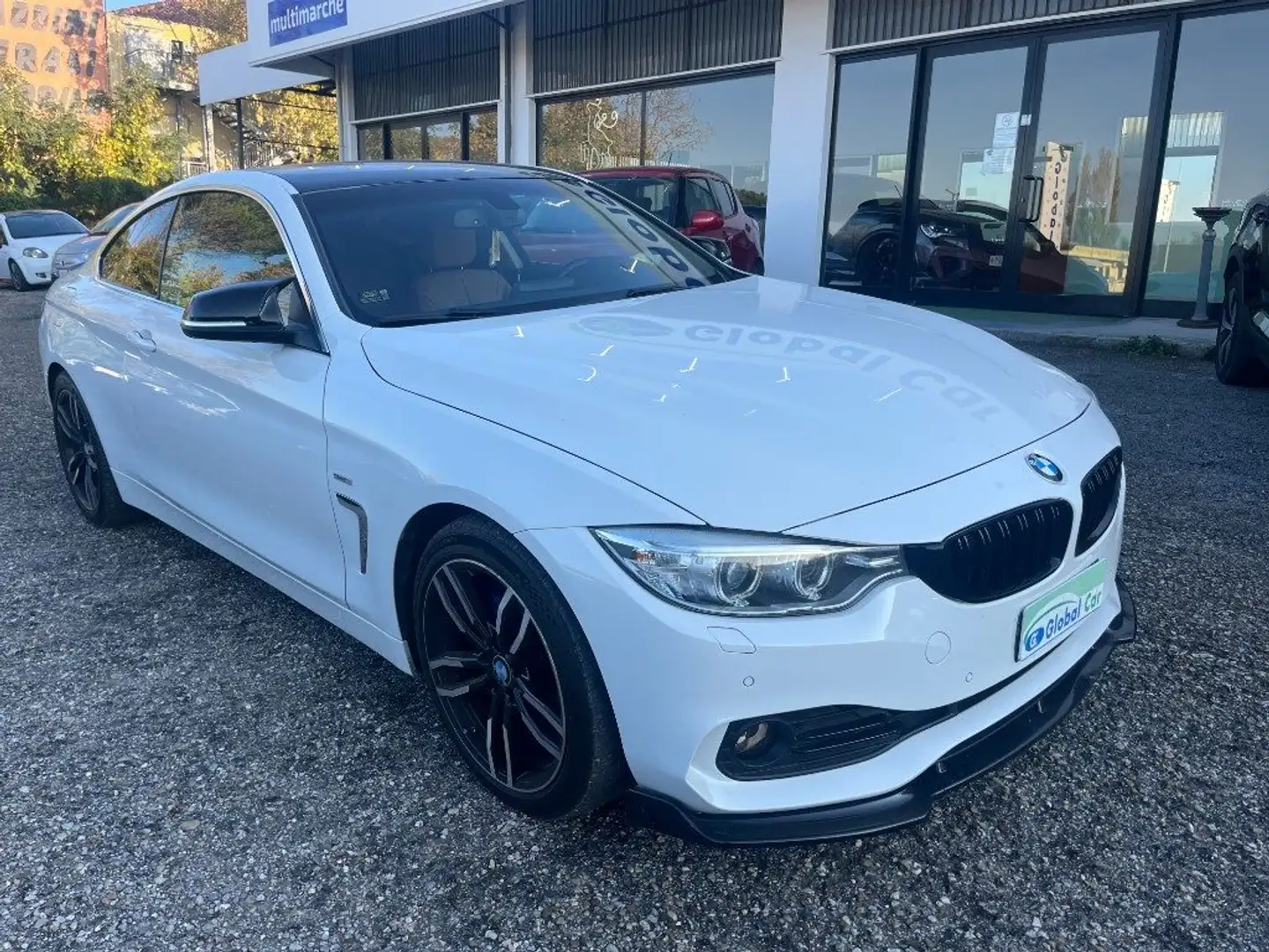 BMW 420 d Coupé Luxury aut. Blanc - 1