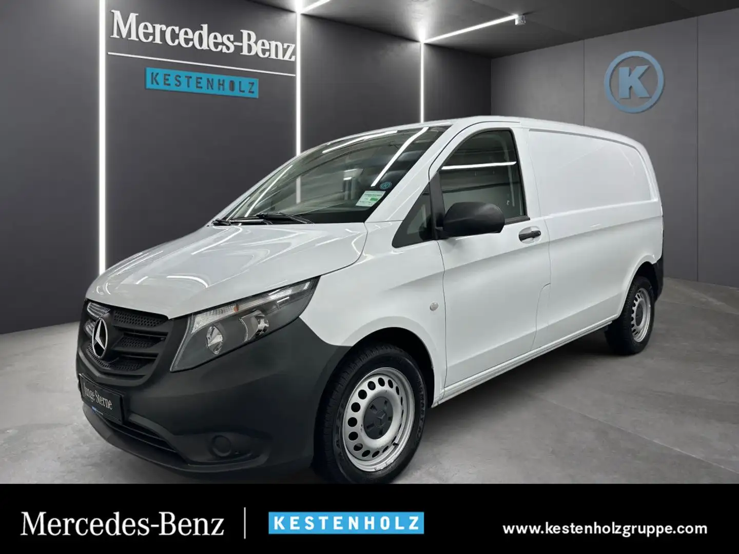 Mercedes-Benz Vito 114 CDI Kasten Kompakt Klima Tempomat AHK Weiß - 1