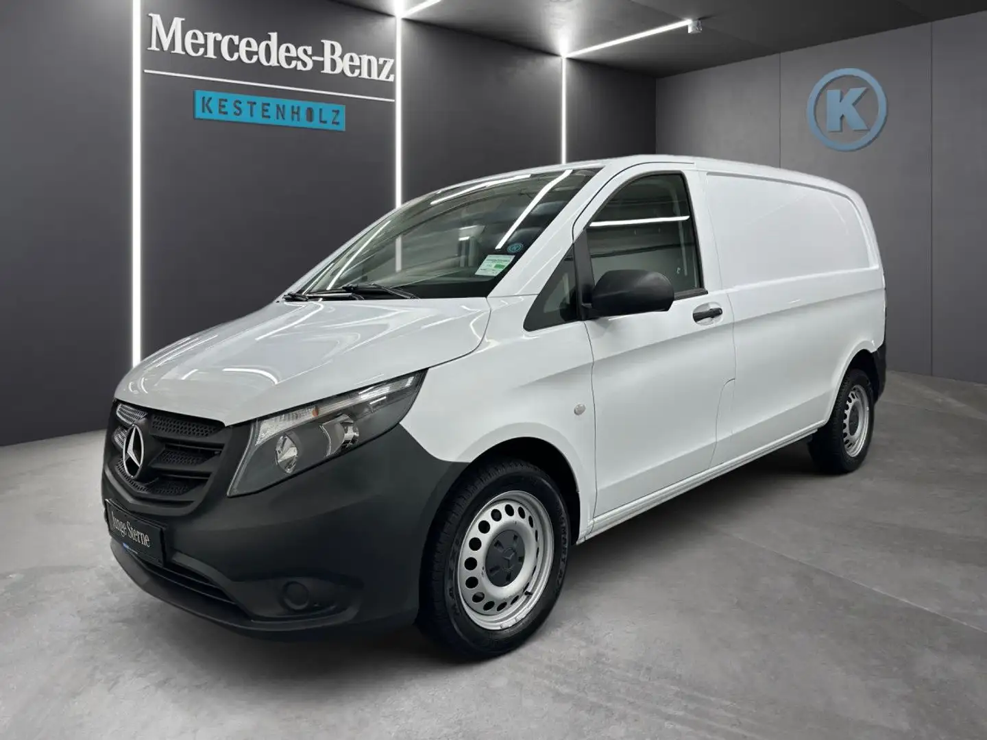 Mercedes-Benz Vito 114 CDI Kasten Kompakt Klima Tempomat AHK Weiß - 2