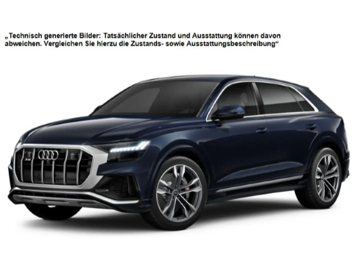 Audi SQ8 TFSI tiptr. AHK LEDER MATRIX 360°K PANO HUD Blau - 2