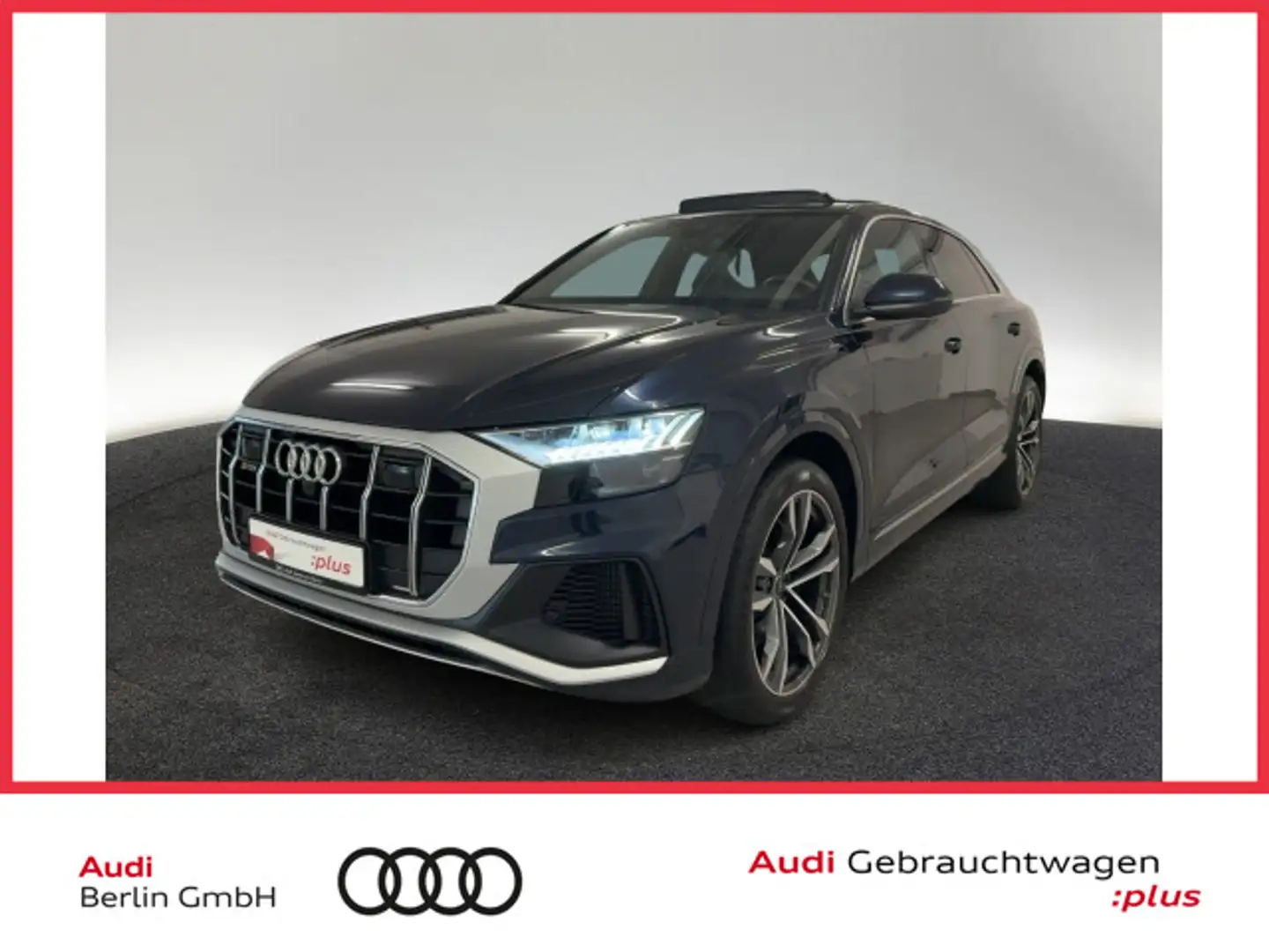 Audi SQ8 TFSI tiptr. AHK LEDER MATRIX 360°K PANO HUD Azul - 1