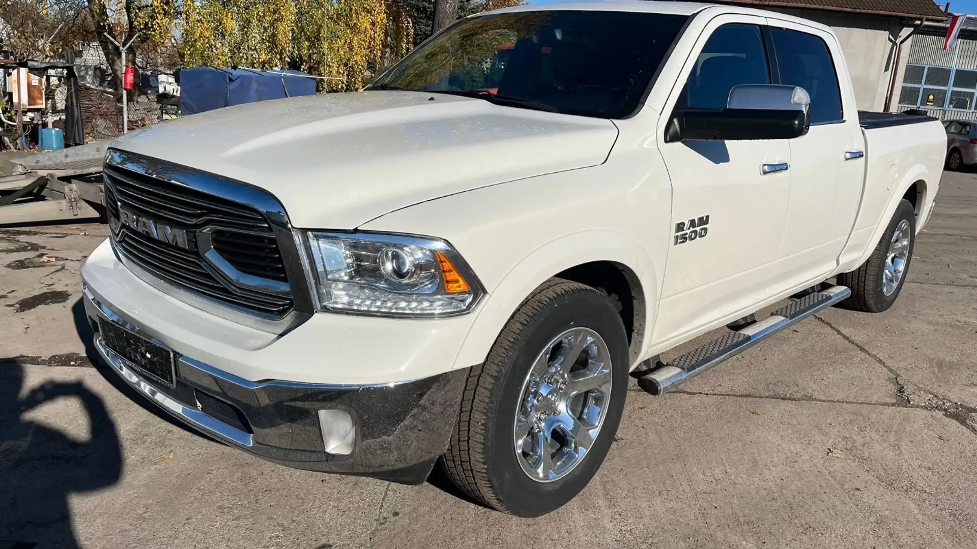 Dodge RAM Limited, Crew Cab,Leder, EcoDiesel,Lonngbed Blanc - 2