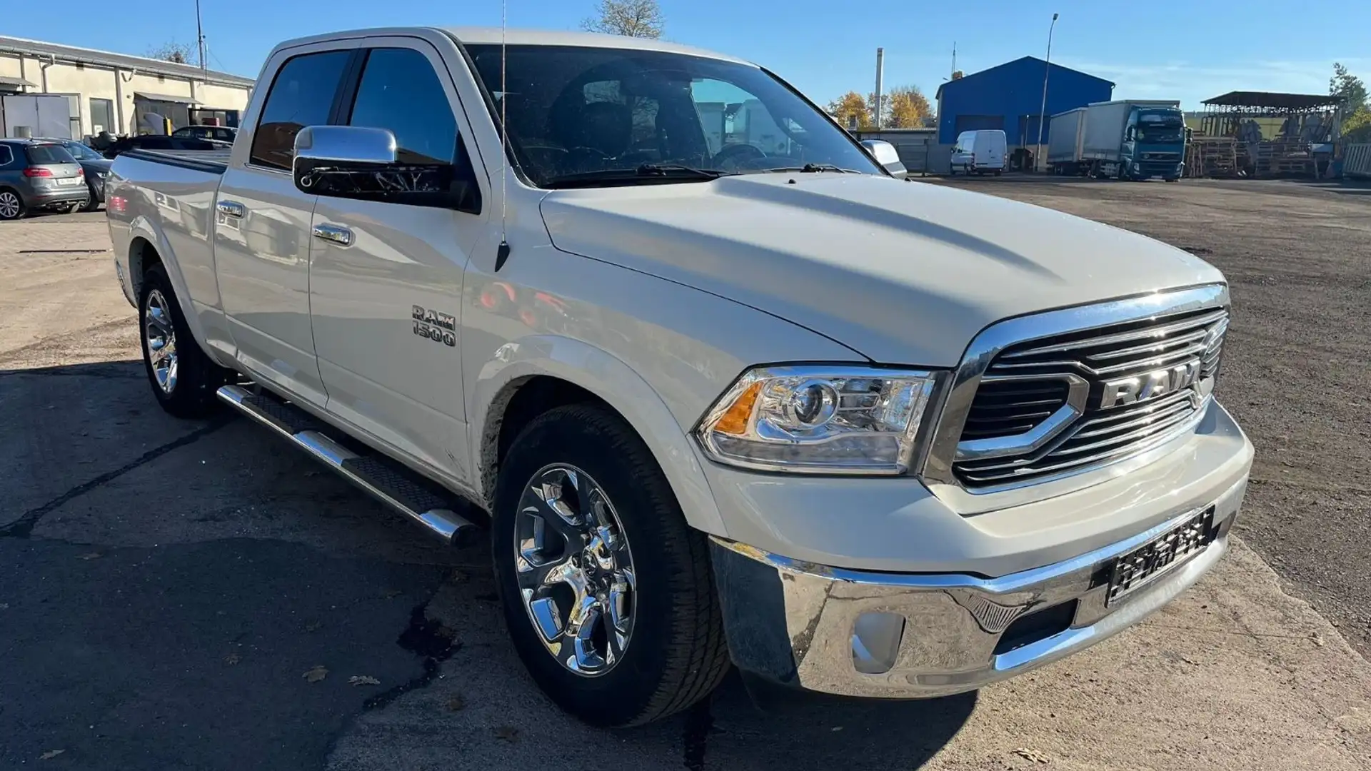 Dodge RAM Limited, Crew Cab,Leder, EcoDiesel,Lonngbed Blanc - 1