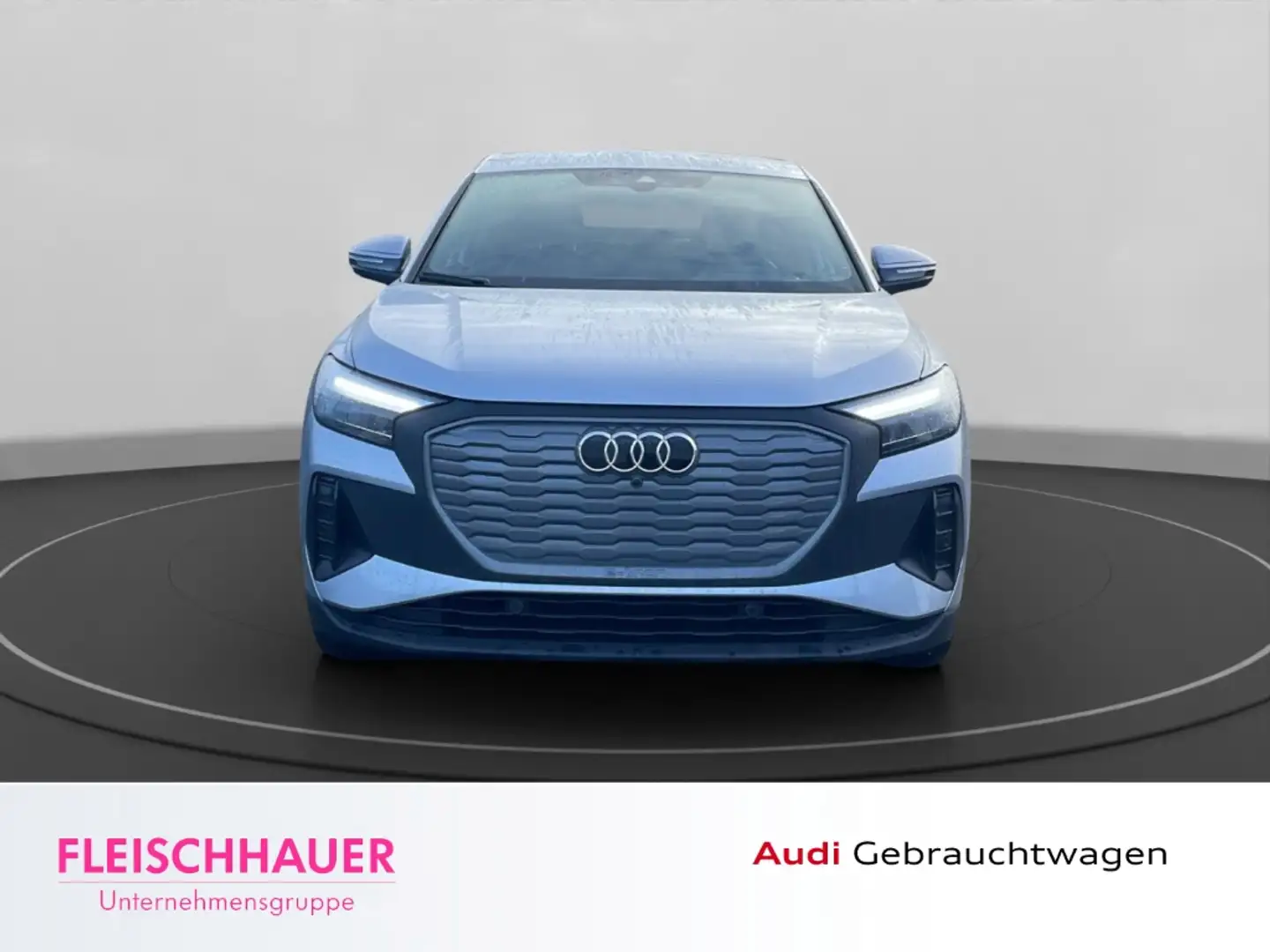 Audi Q4 e-tron Sportback 40 AHK schwenk ACC RFK elHeckklappe Wärm Stříbrná - 2