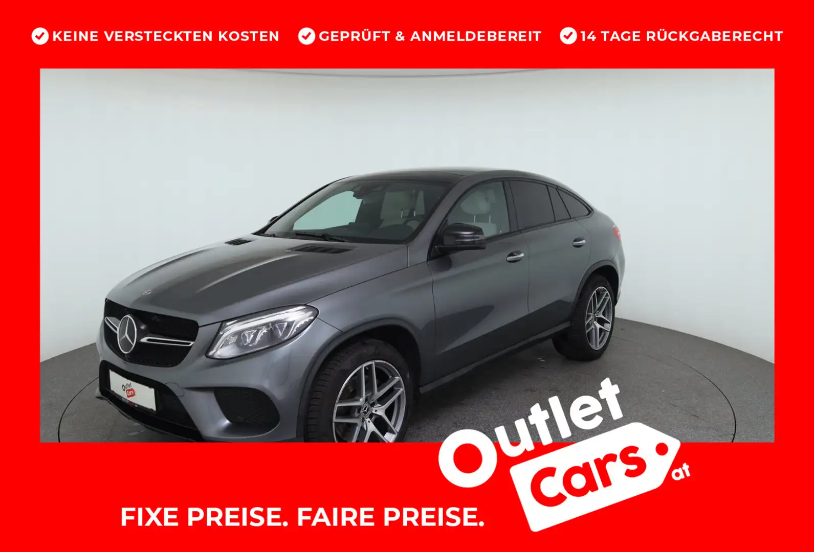 Mercedes-Benz GLE 500 500 Coupé 4MATIC Aut. Grau - 1