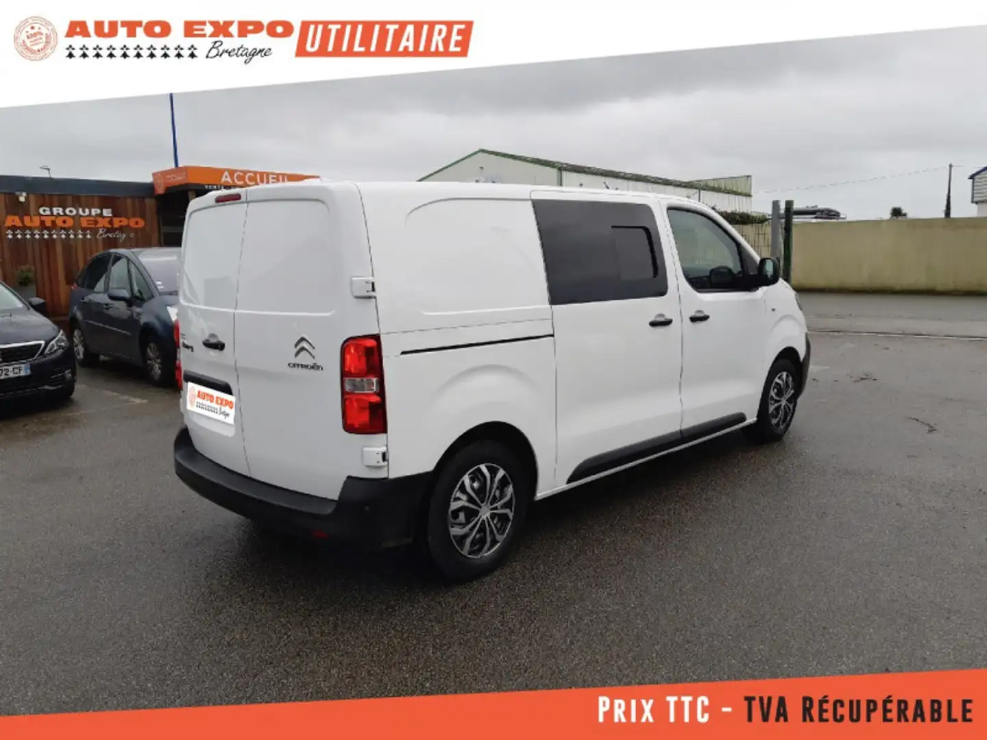 Citroen Jumpy M 1.5 BLUEHDI 120CH S\u0026S CABINE APPROFONDIE FI Blanc - 2