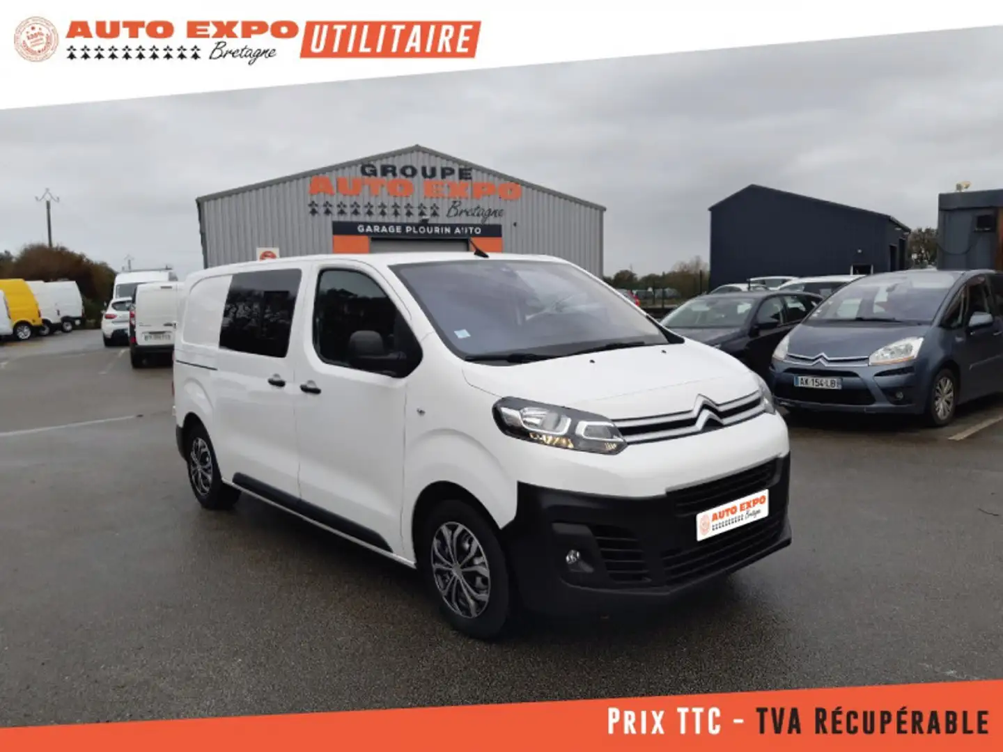Citroen Jumpy M 1.5 BLUEHDI 120CH S\u0026S CABINE APPROFONDIE FI Blanc - 1