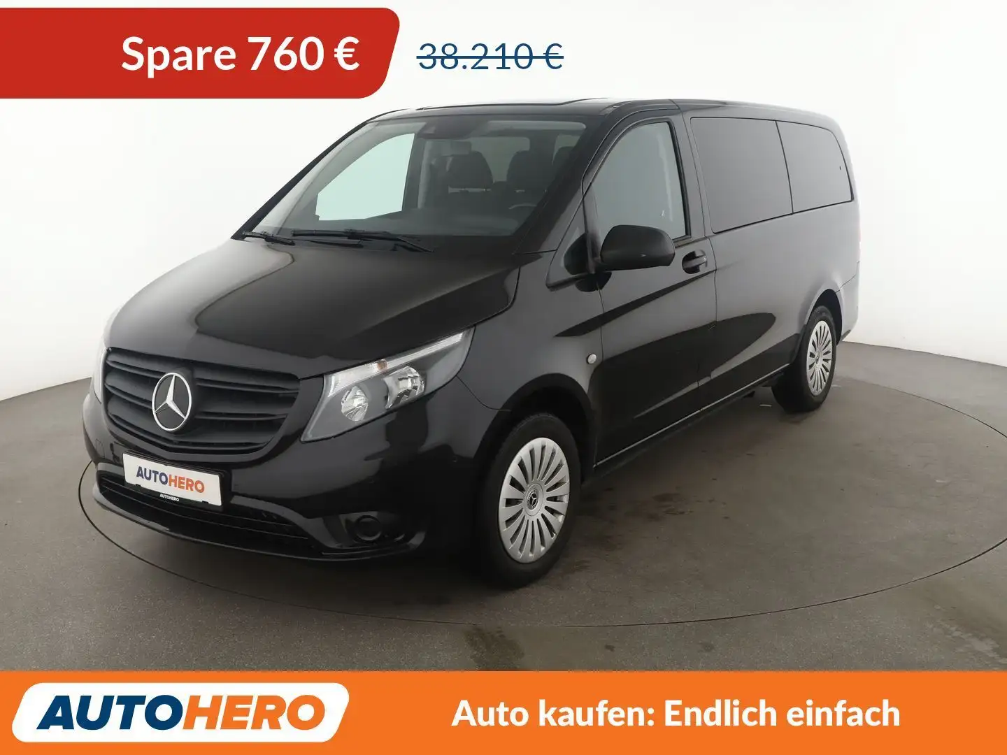 Mercedes-Benz Vito 116 CDI Pro lang Aut.*NAVI*TEMPO*PDC*SHZ* Schwarz - 1