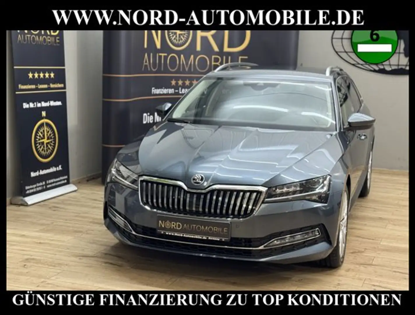 Skoda Superb Combi Style 2.0 TDI DSG Teilleder/Matrix/ Style Gris - 1