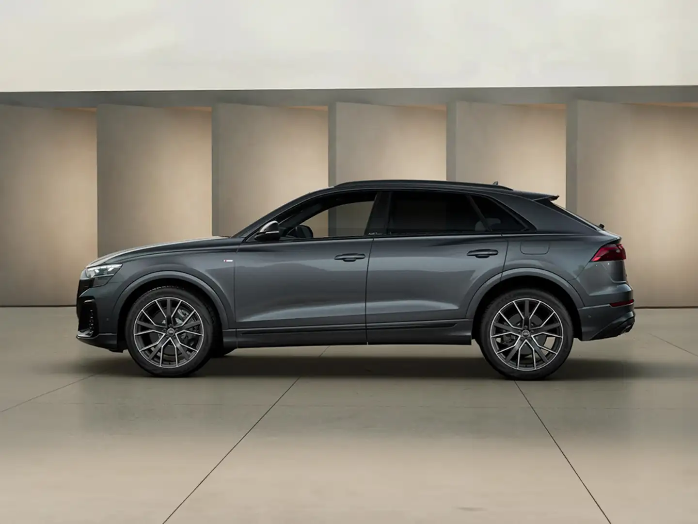 Audi Q8 55 TFSIe Black line quattro tiptronic Grigio - 2